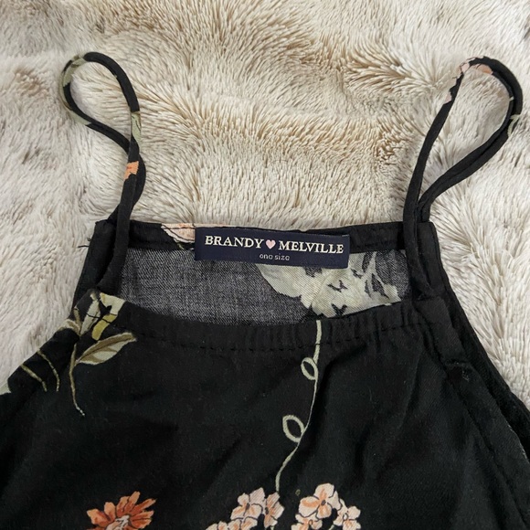 Brandy Melville Floral Halter Top - Picture 2 of 3